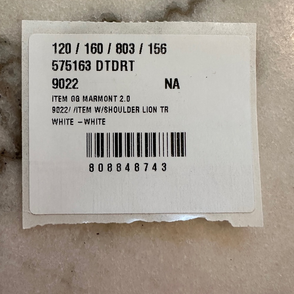 White leather crossbody Gucci Bucket Bag